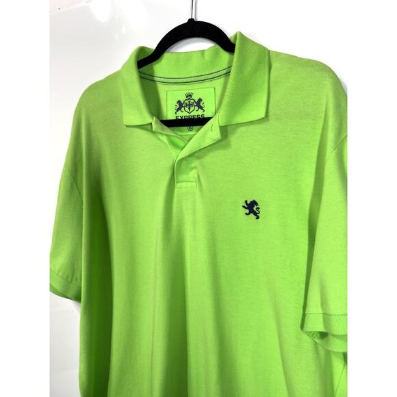 Express Polo Collared Short Sleeve Casual Y2K Golf Preppy Men's Size XL - Picture 4 of 7
